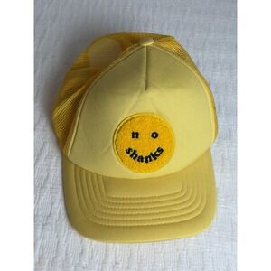 Birds Of Condor "No Shanks" Trucker Hat Cap Snapback Nylon Corded Yellow
